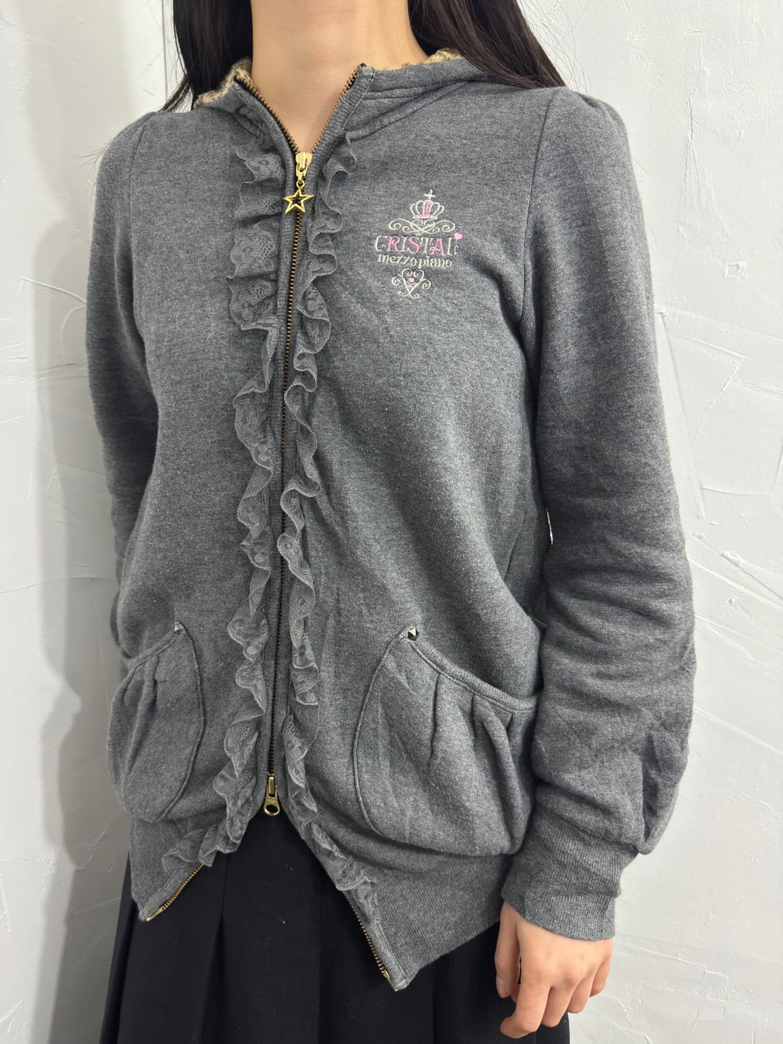 mezzo piano hood twoway zipup 상품이미지3