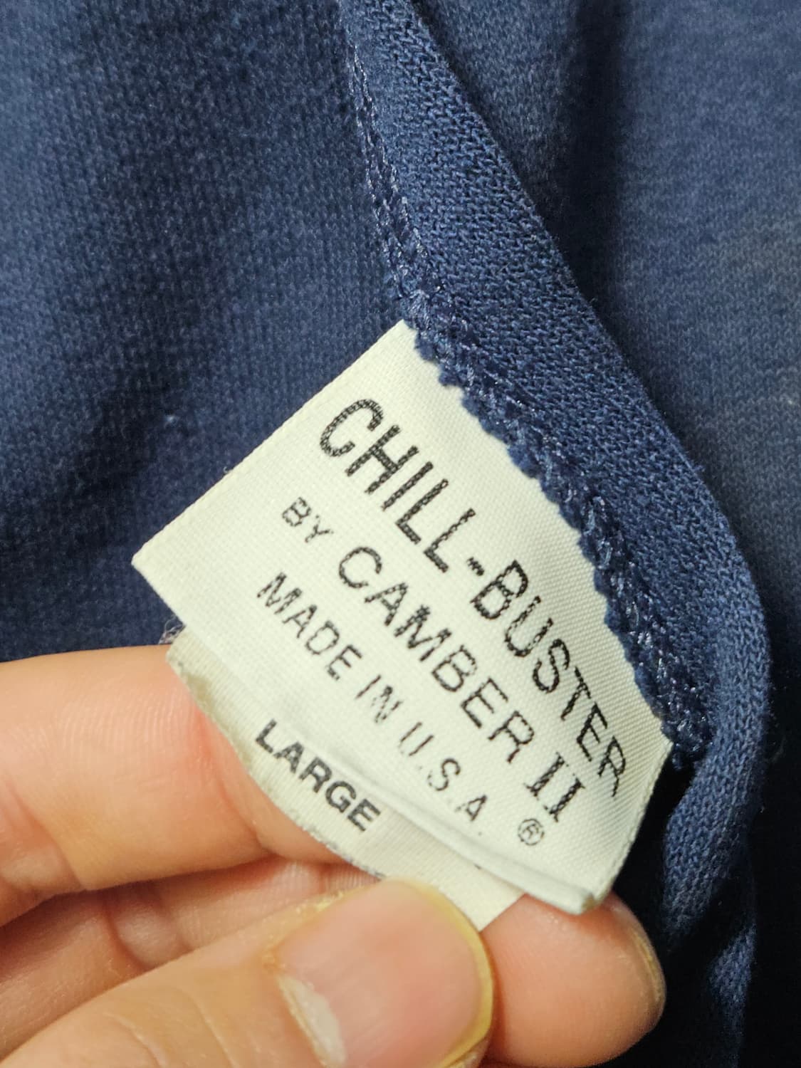 1990's 캠버 Camber 리버서블 후드집업 와플 써멀 L 상품이미지7