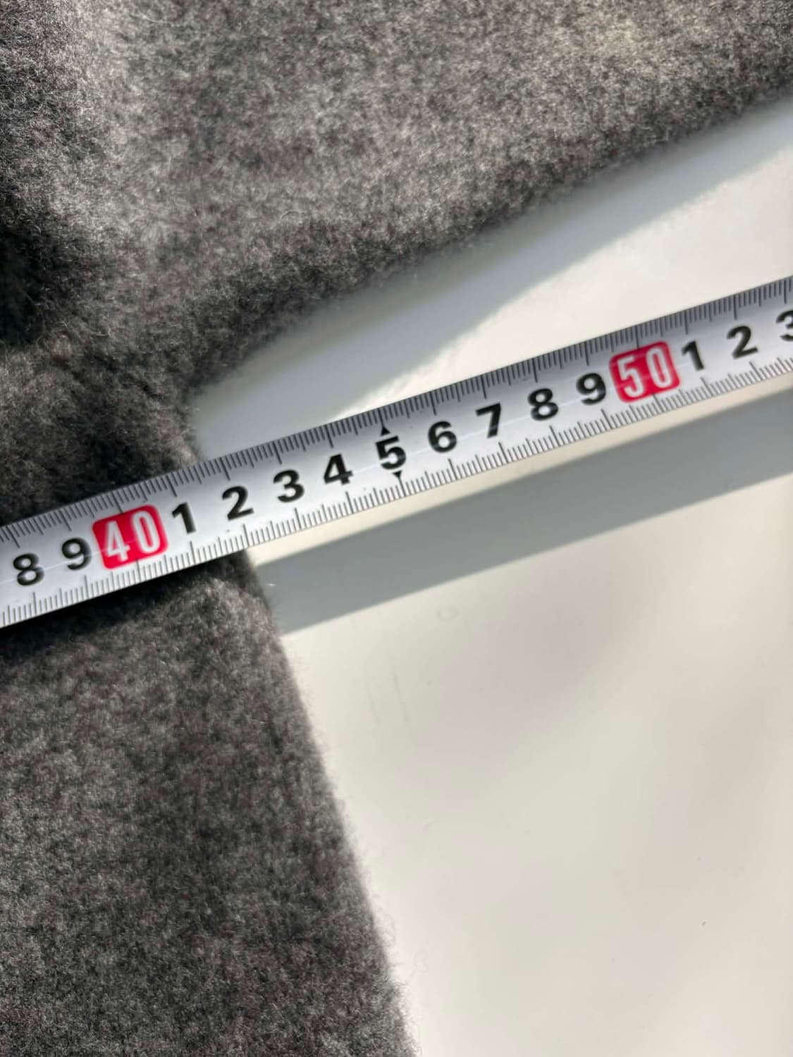 꼼데가르송 그레이 더블 와펜 램스울 니트 가디건(M) 상품이미지5