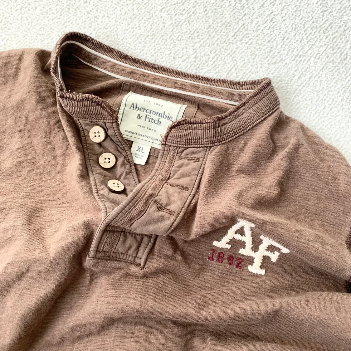 아베크롬비 초코브라운 ♥ 루즈핏 롱슬리브 상품이미지2