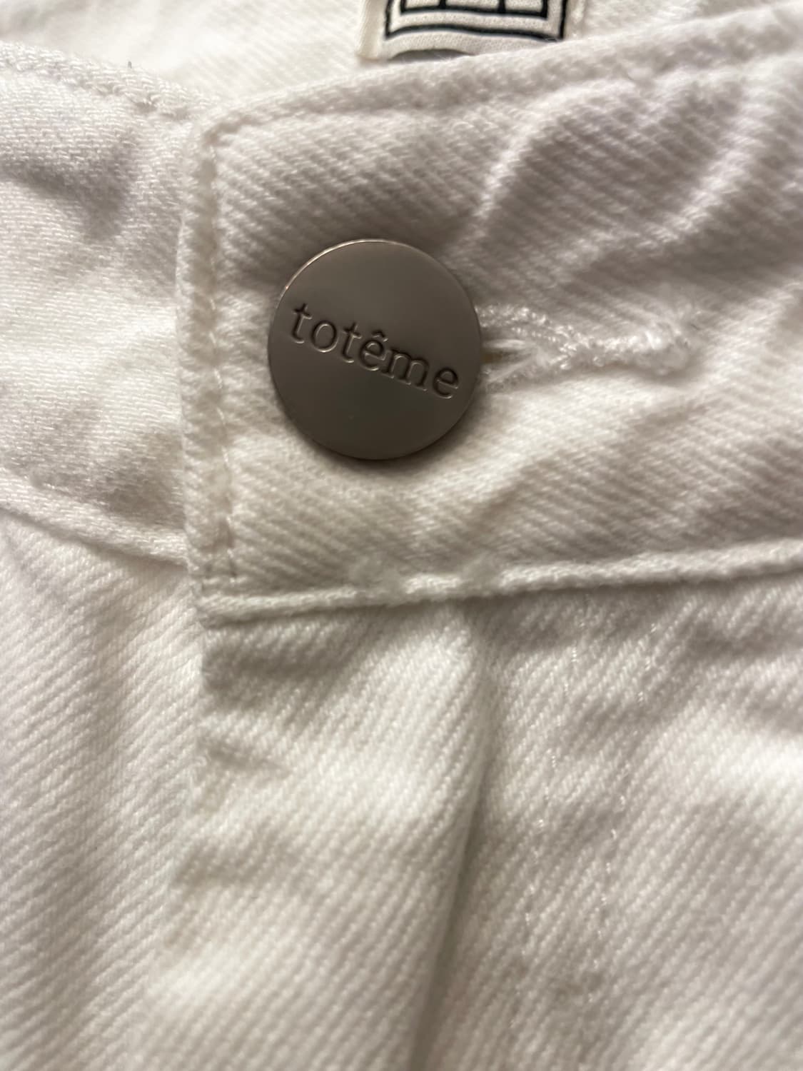 Toteme 베럴 레그 화이트진 25/30 상품이미지8