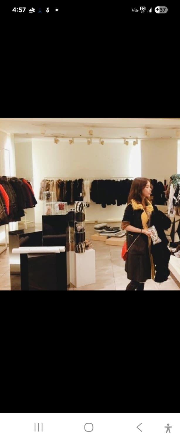 천연 양가죽  롱 무스탕 조끼 55-66 상품이미지1