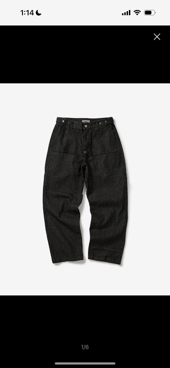 카락터 스트라이프 팬츠 상품이미지1