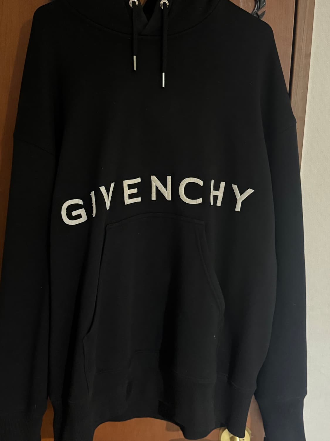 지방시 블랙 4G 로고 오버사이즈 후드티 L 상품이미지1