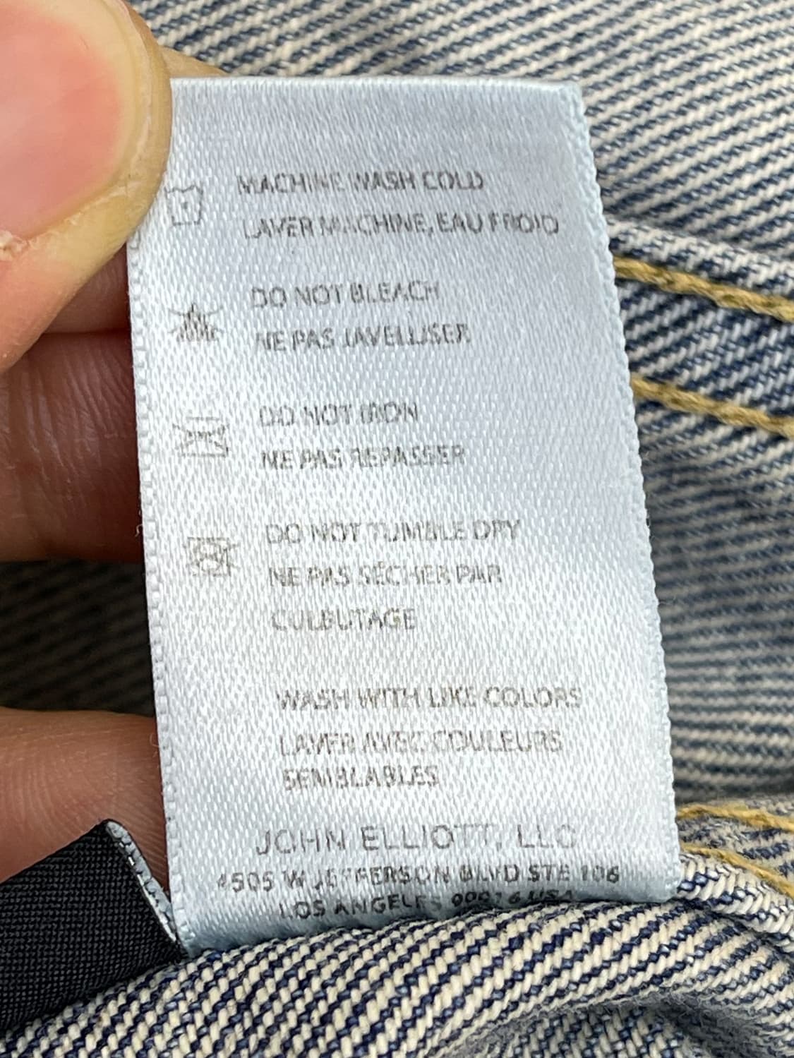 존 엘리엇 19s/s 디스트레스드 페인티드 자켓 상품이미지9