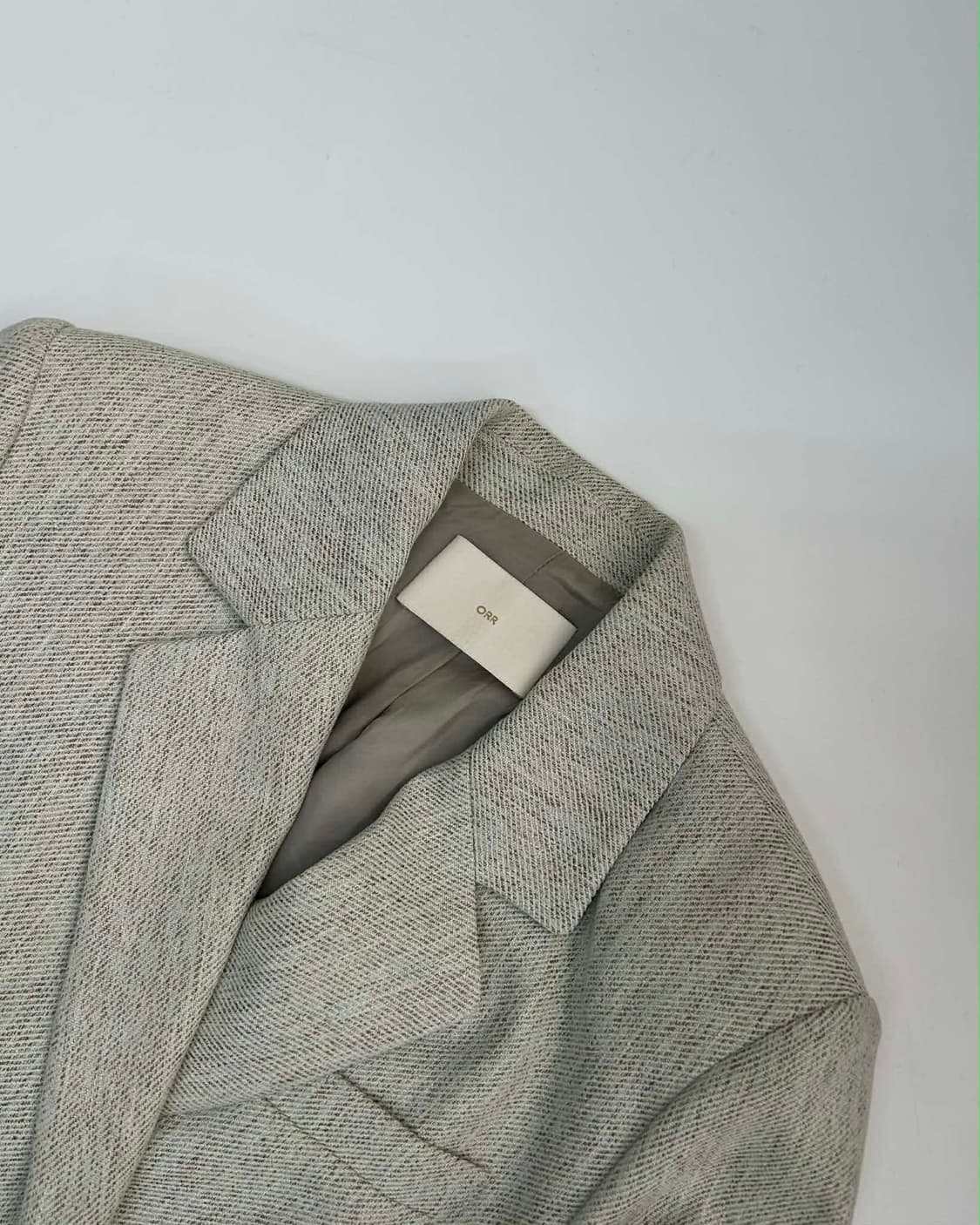 [S] Orr 오르 헤링본 더블 블레이져 자켓 상품이미지3