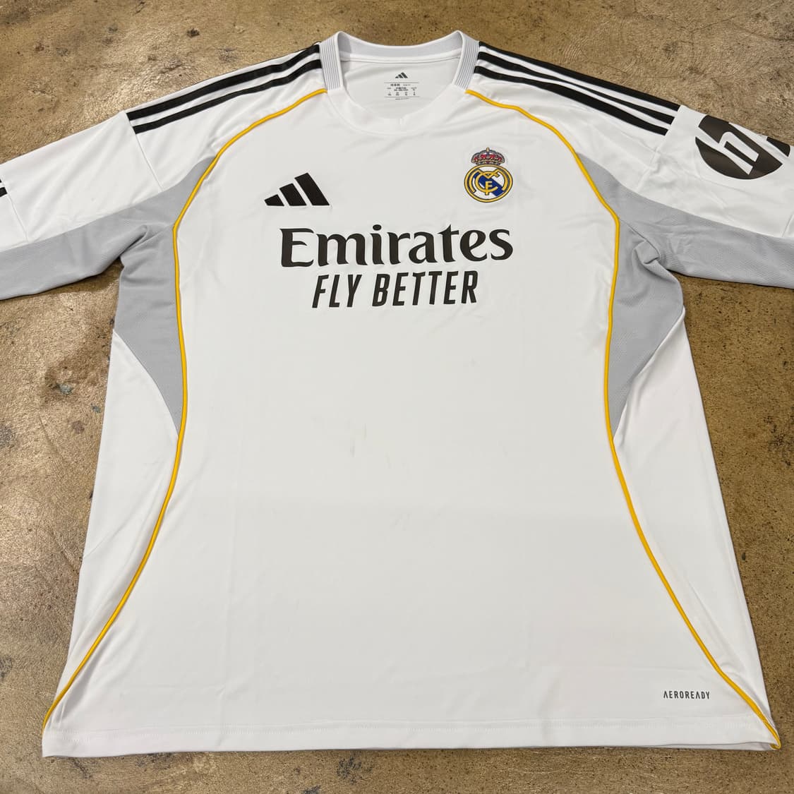 [정품/3XL] 아디다스 레알마드리드 긴팔 트레이닝복 화이트 b17 상품이미지3