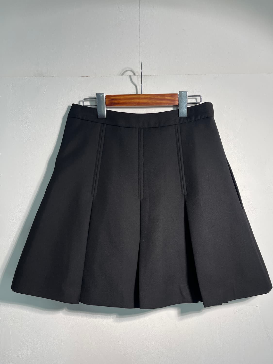 CELINE 셀린느 로고 울 혼방 미디 스커트 L (27.5inch) 상품이미지10