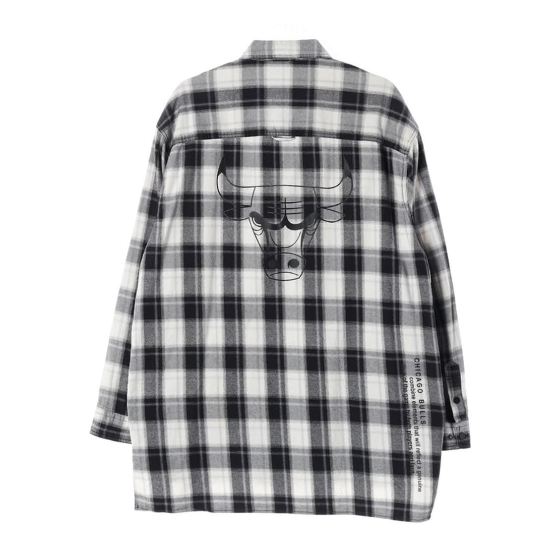 NBA 시카고 불스 모노톤 체크 셔츠 L 상품이미지2