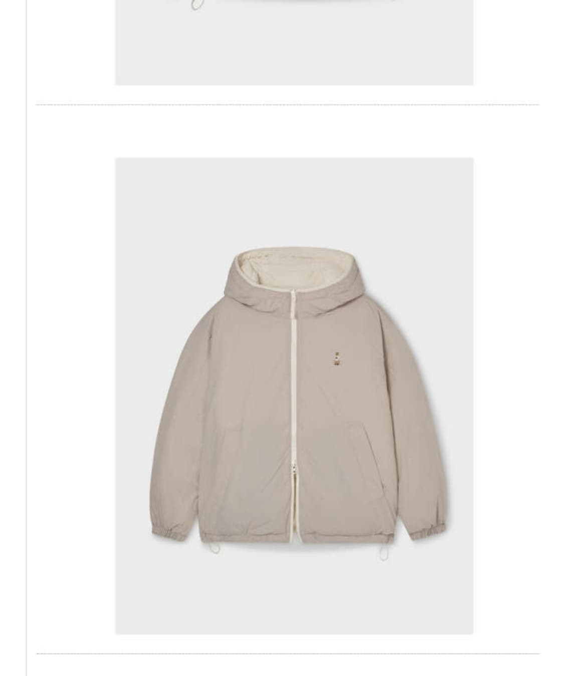 후아유  리버시블 패딩 (S사이즈) 택포 상품이미지4