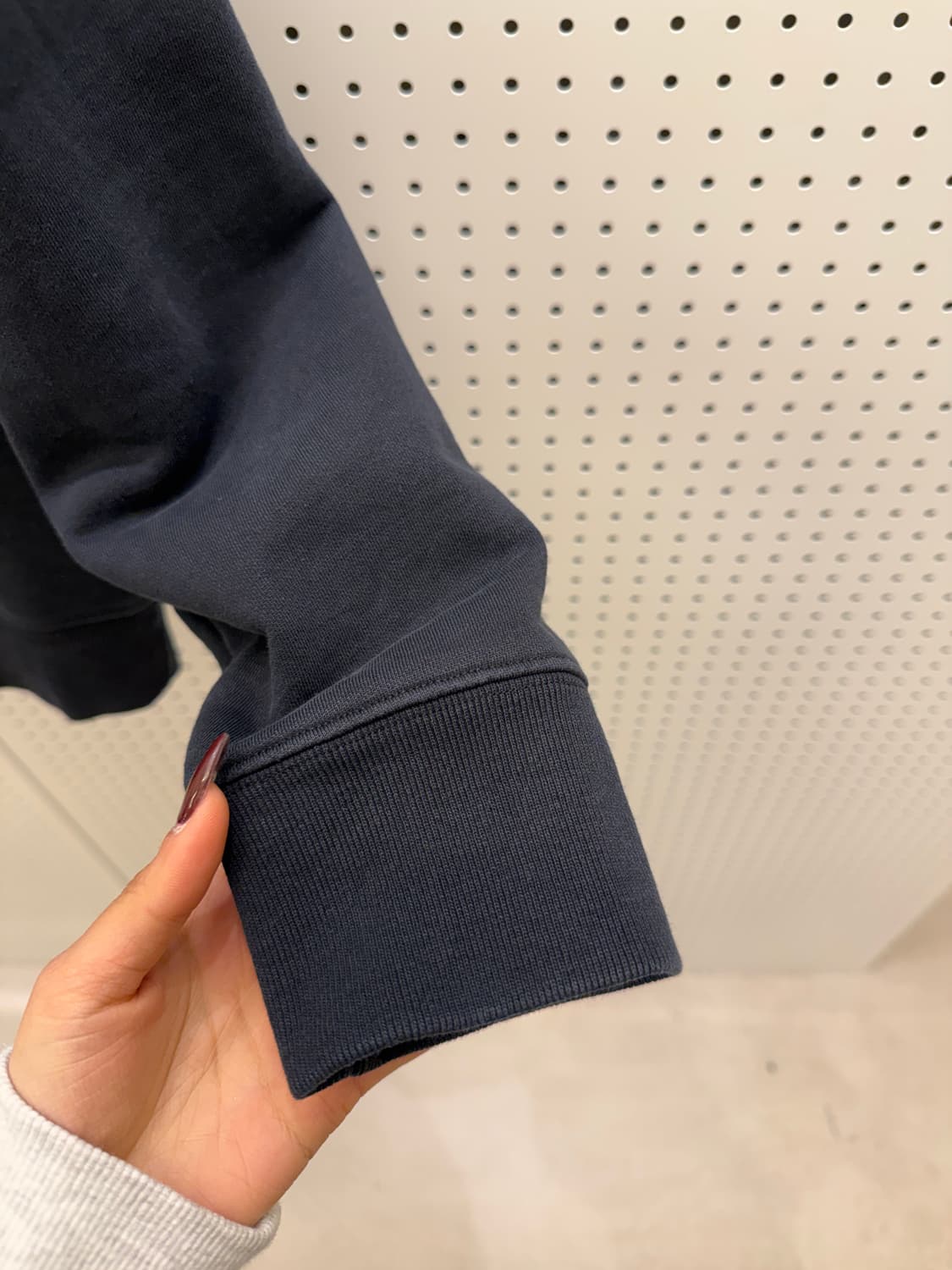 메종키츠네 폭스헤드 블랙 스웻 셔츠 U1309 상품이미지4