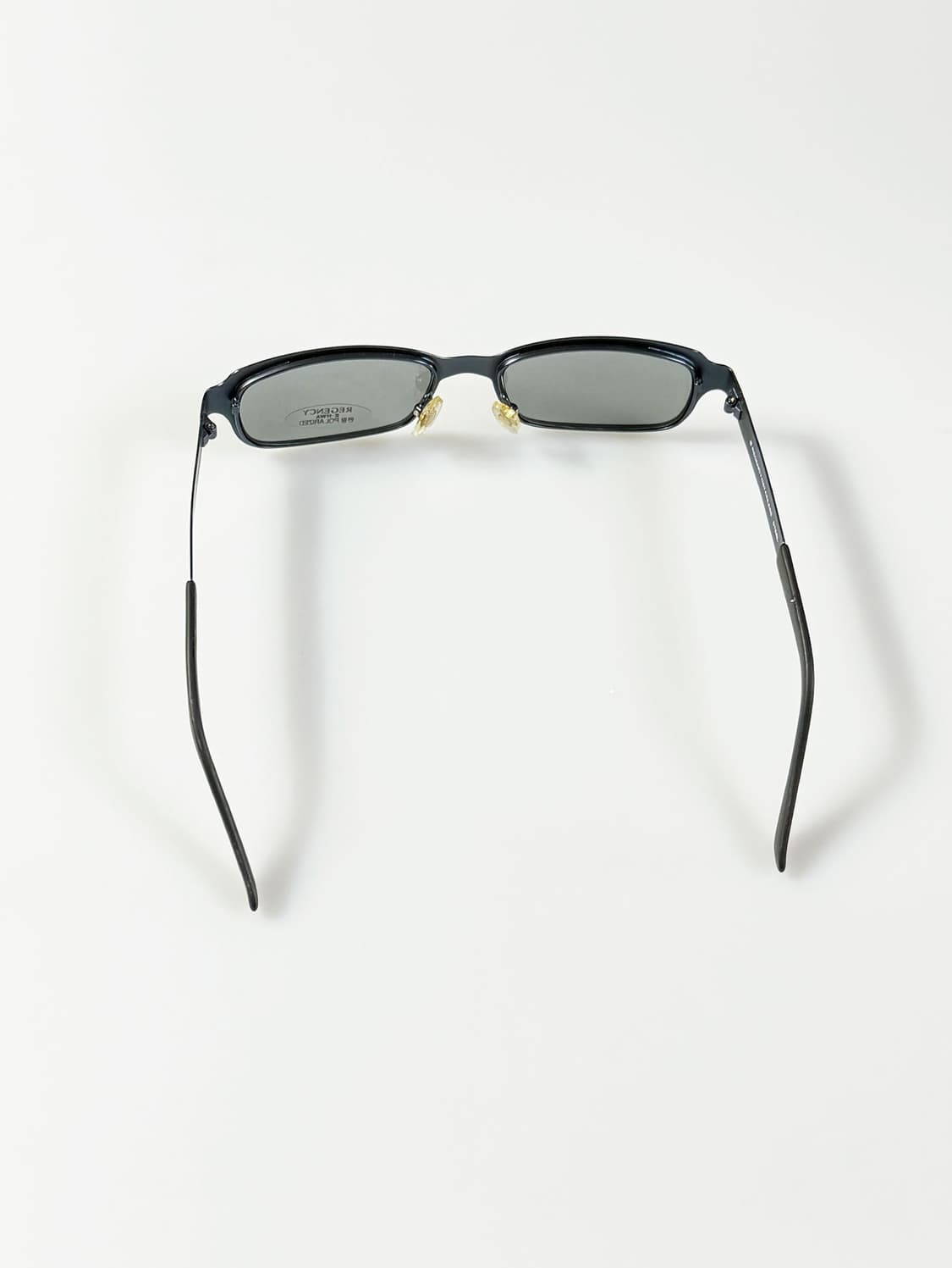 90s REGENCY 블루 메탈릭 스퀘어 빈티지 선글라스 상품이미지5