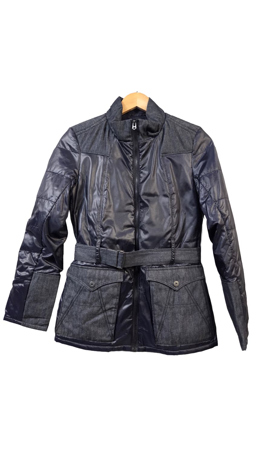 G-STAR 데님 배색 벨트 패딩 점퍼(S) 상품이미지1