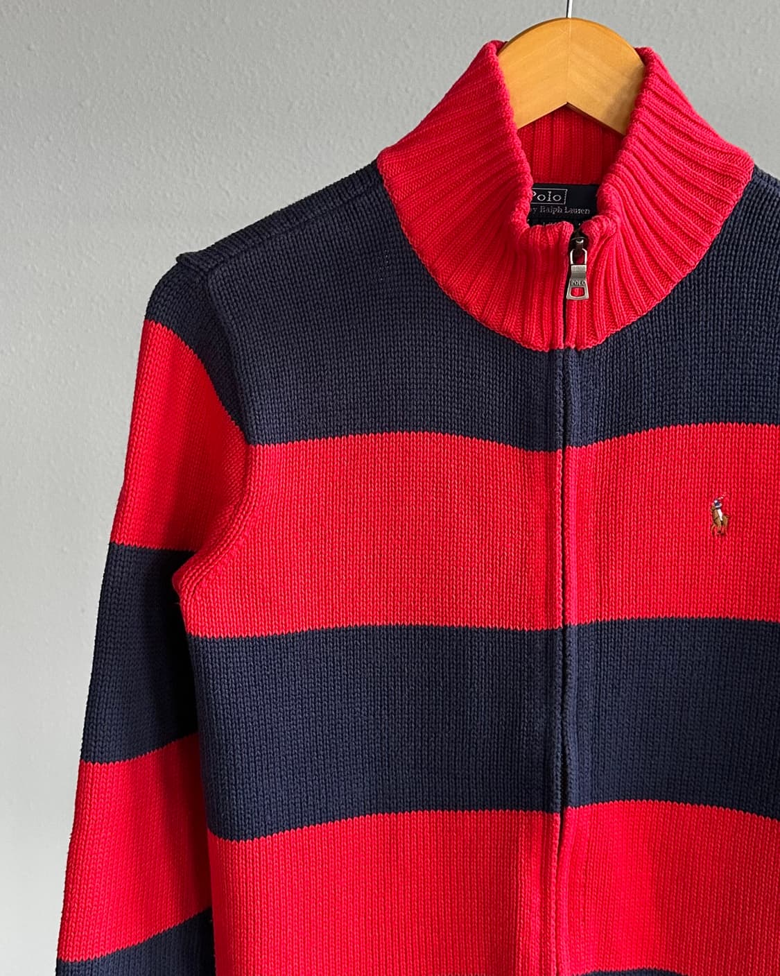 [S]폴로 랄프로렌 단가라 여성 니트 집업 상품이미지2