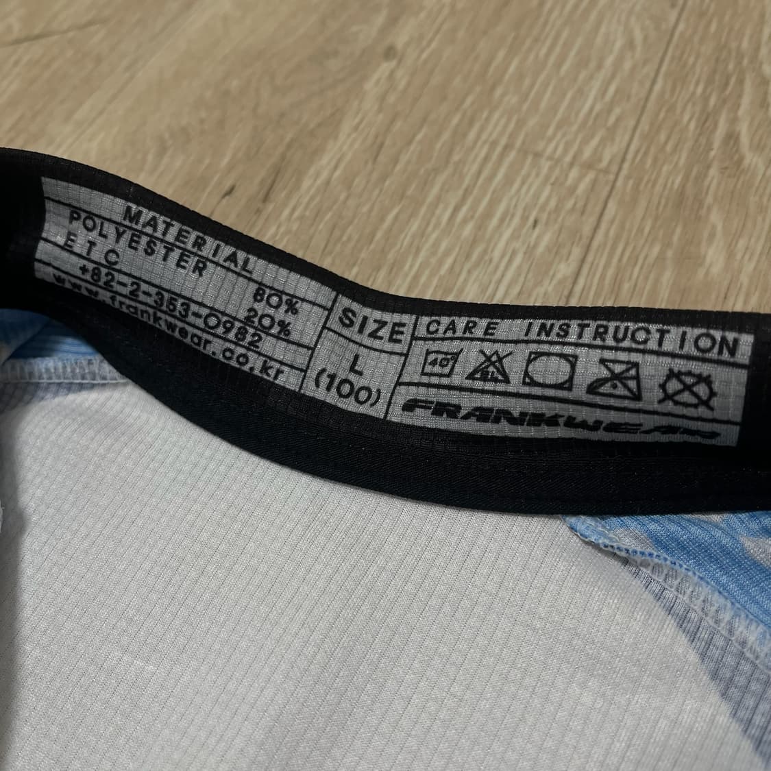 디바이네이션 자전거 싸이클링 기능성 져지 [블루/화이트] L/100 상품이미지8