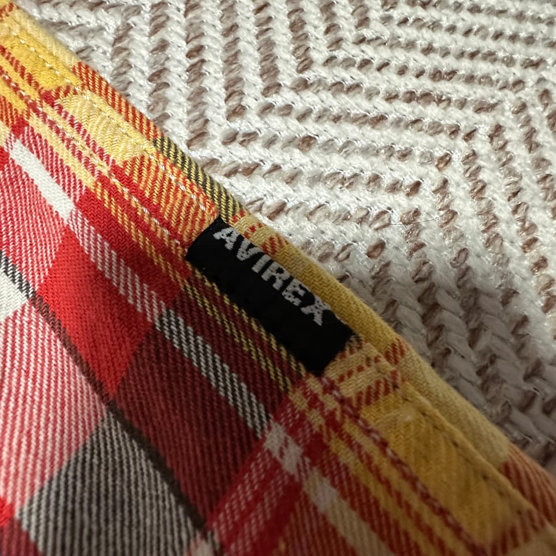 AVIREX check shirt 3xl 상품이미지3