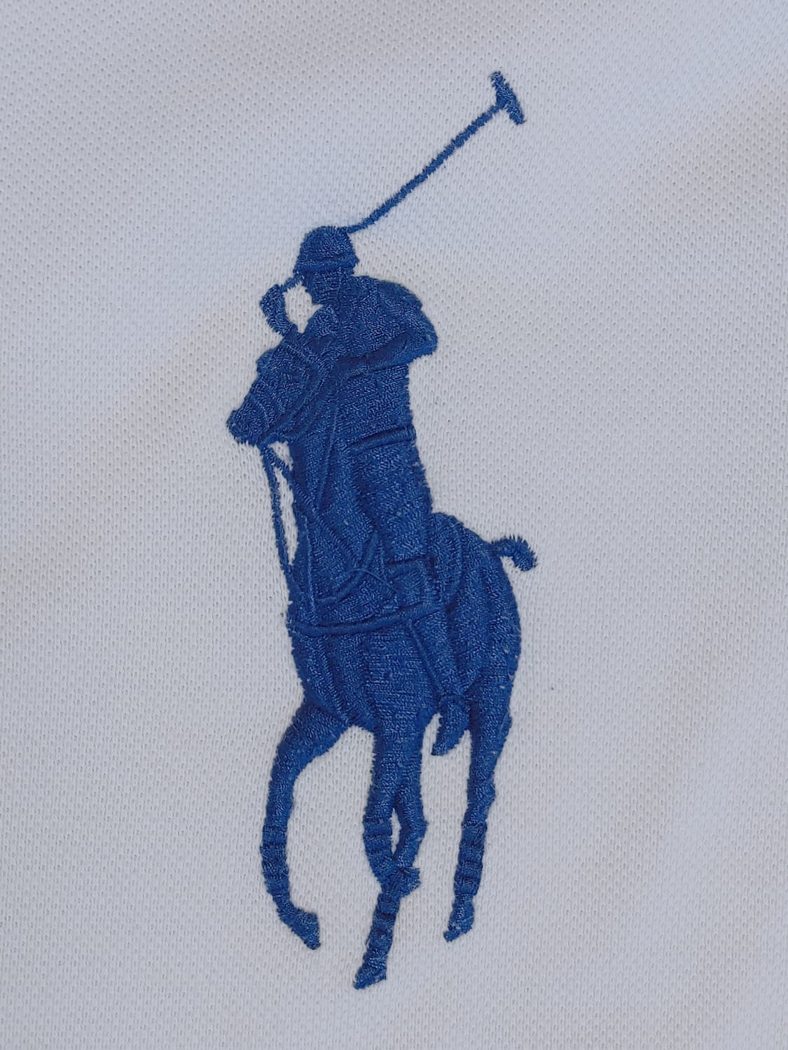 POLO RALPHLAUREN 폴로 랄프로렌 빅포니자수 반팔PK(흰곤) 상품이미지3