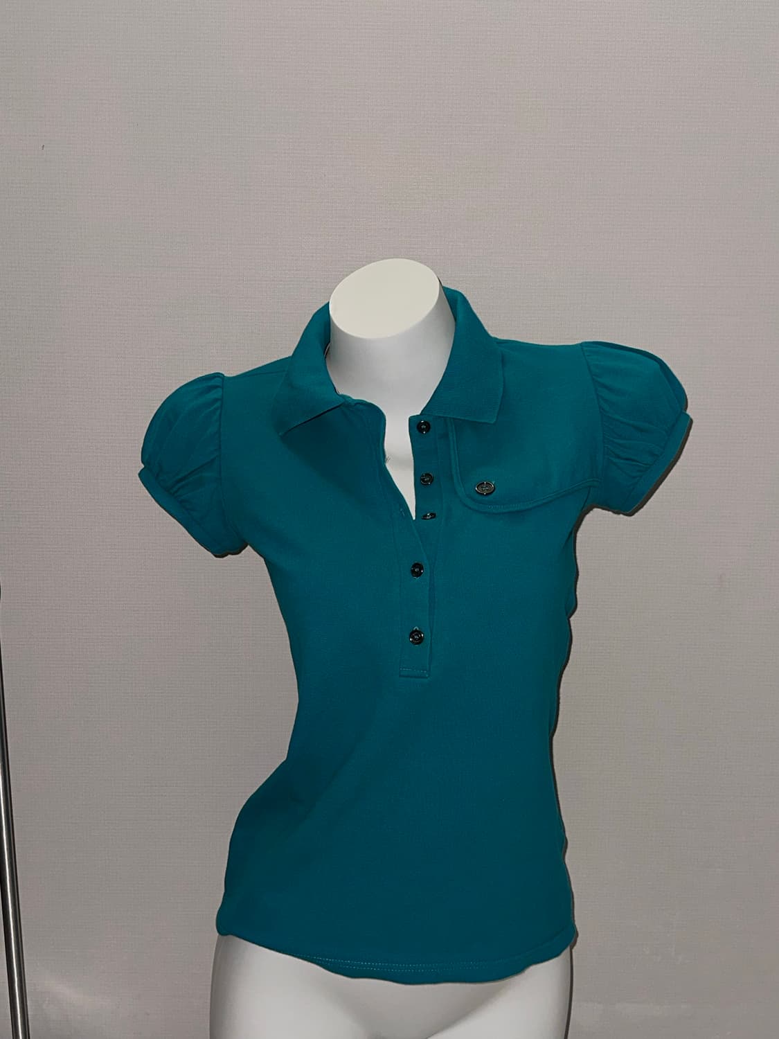 버버리 빈티지 퍼프소매 카라티 상품이미지2