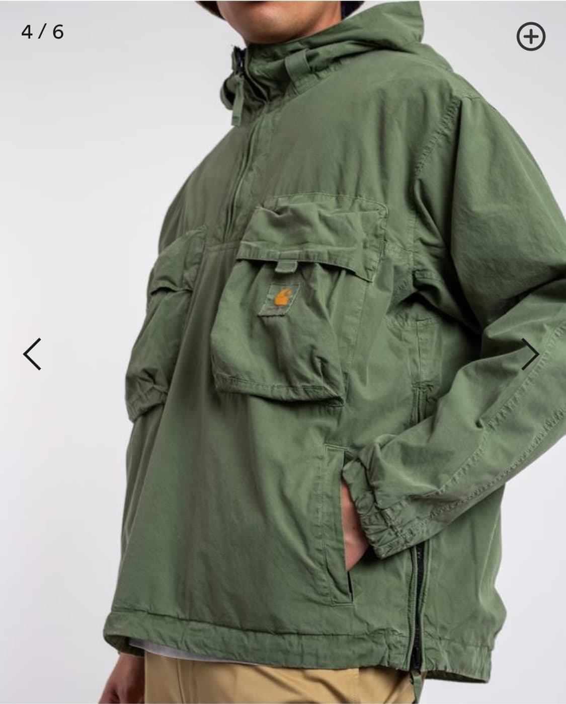 칼하트 범 하프집업 아노락 xl (국내110)새제품 상품이미지8