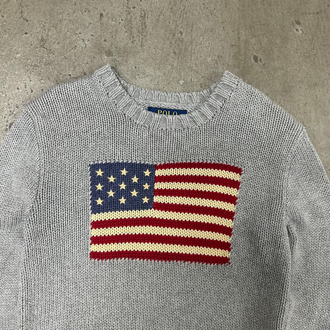폴로 성조기 니트[1422] 상품이미지2