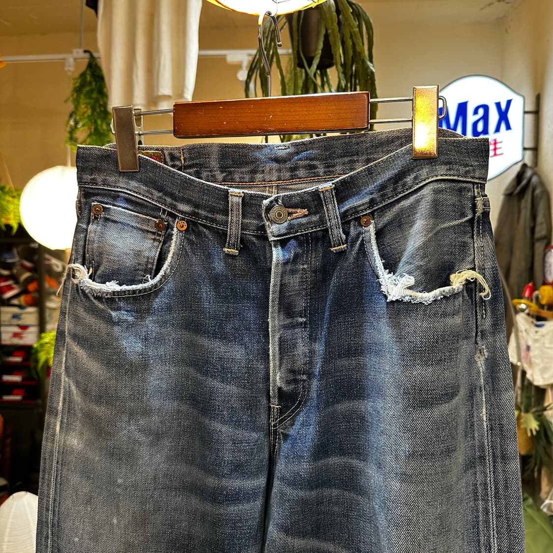 90s Edwin 505sx Distressed Selvedge Jean 상품이미지3