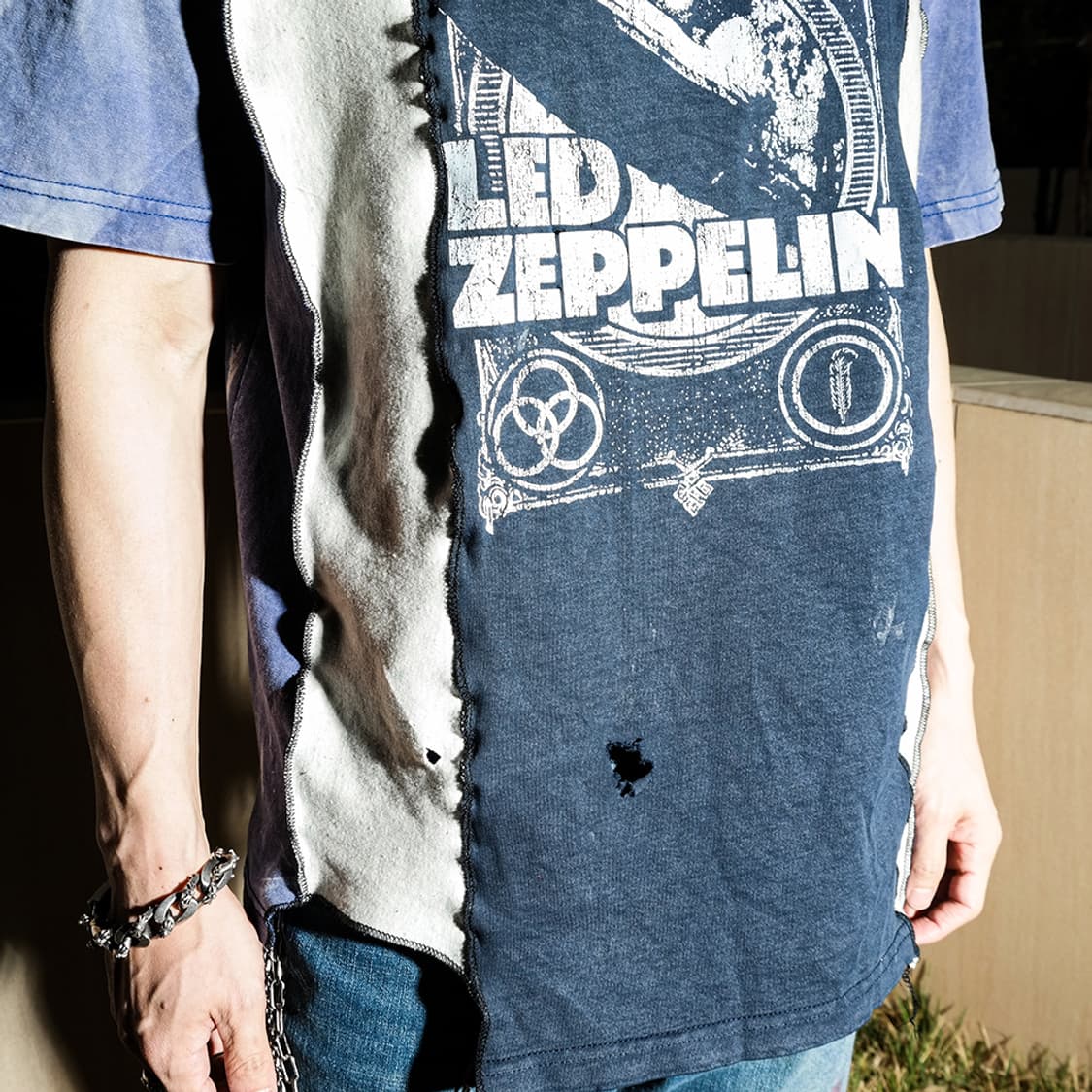 Led Zeppelin 리워크 바이오과강워싱 5패널 반팔티 상품이미지9