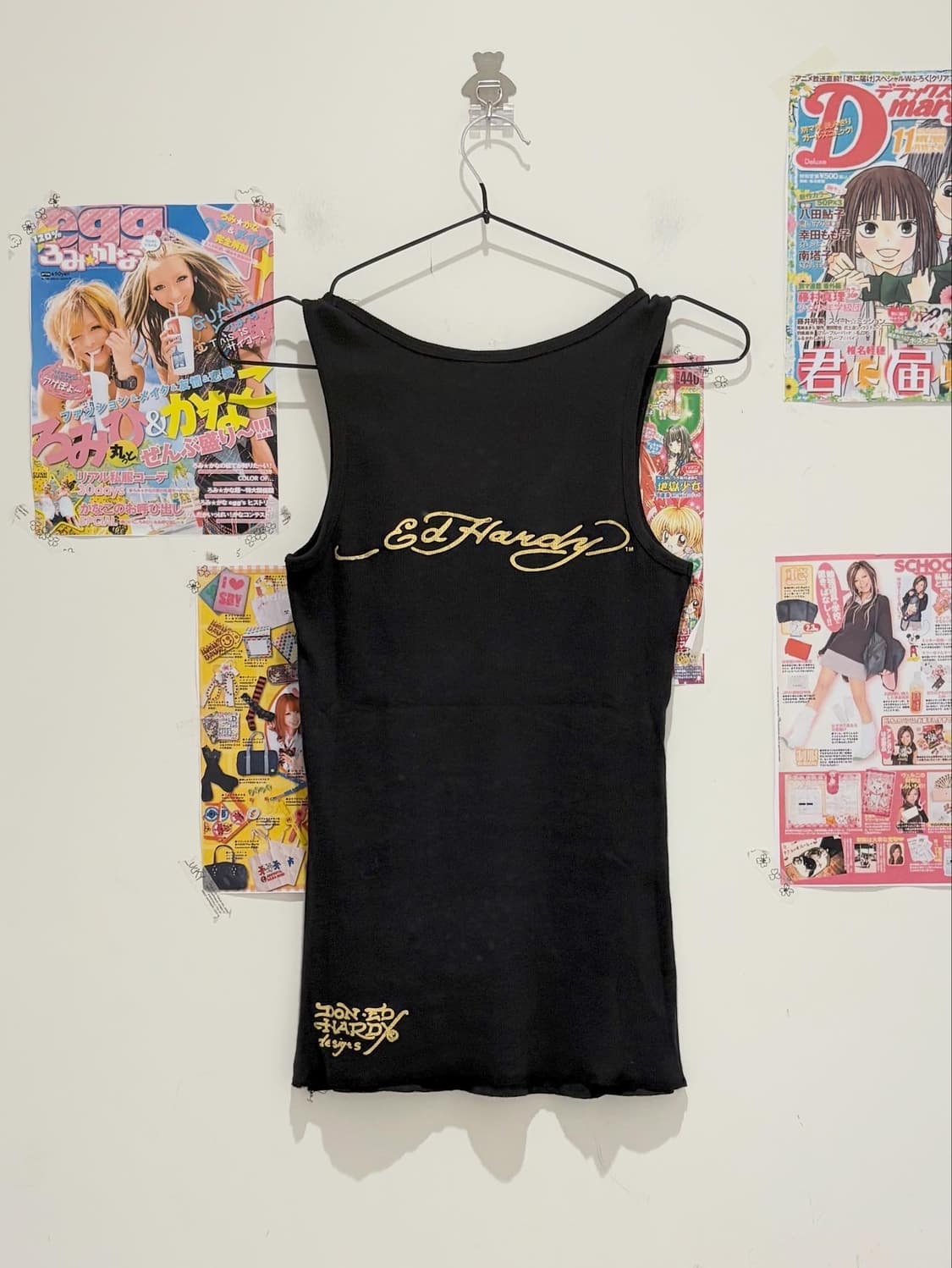 Ed Hardy black skull sleeveless 상품이미지2
