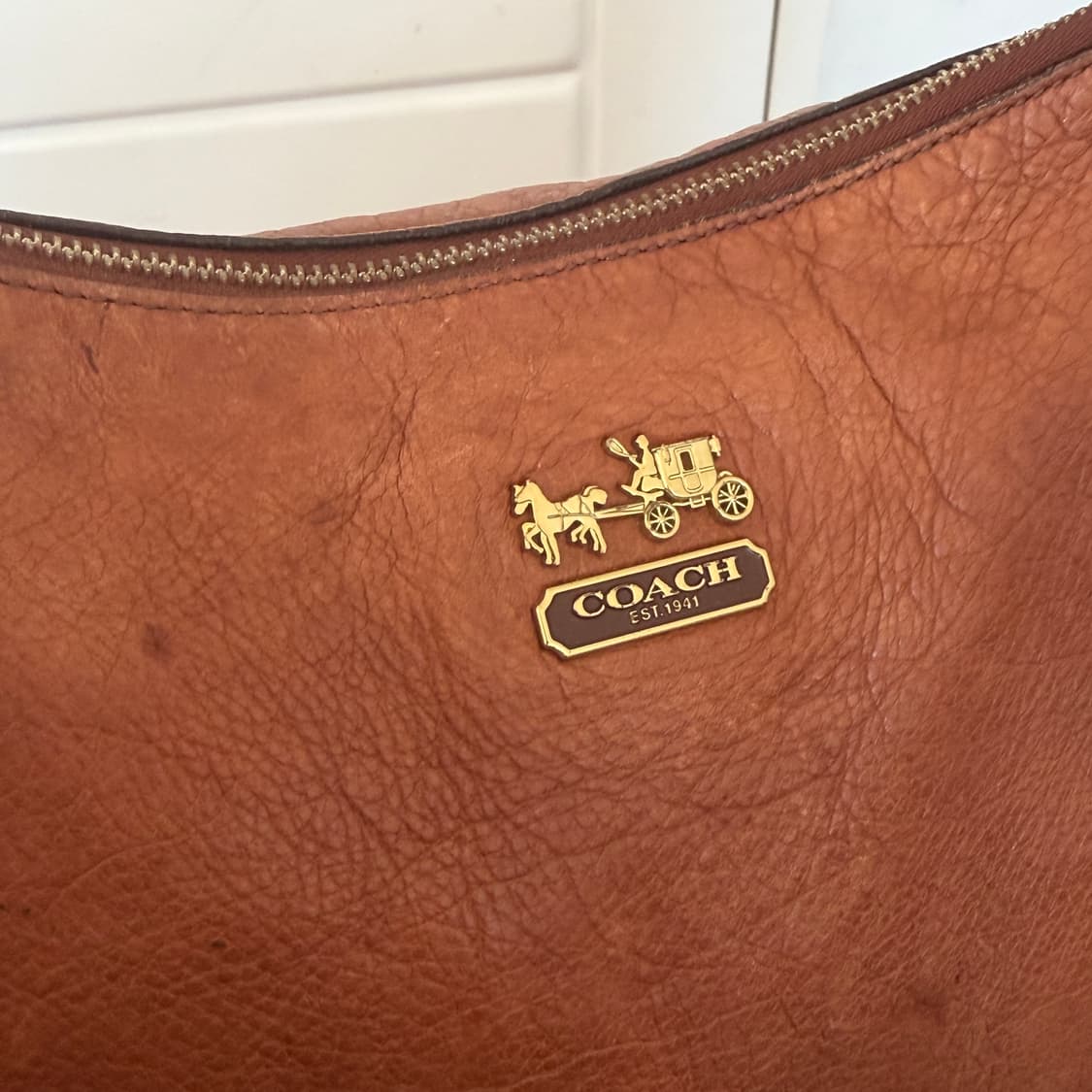 Coach vintage leather hobo bag 상품이미지3