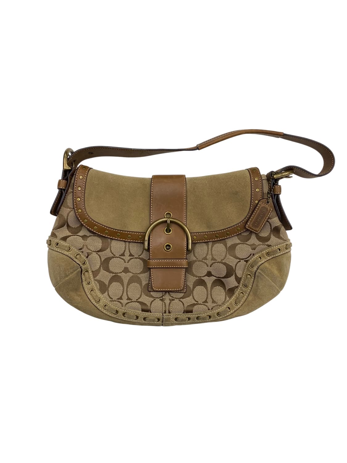 코치 y2k 베이지 호보백 상품이미지1