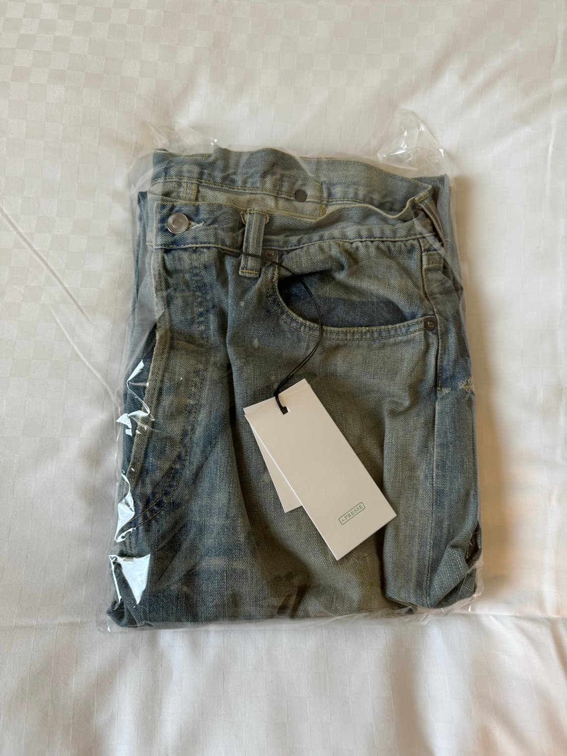 아프레쎄 no.37 washed wide denim pants 34-30 상품이미지9