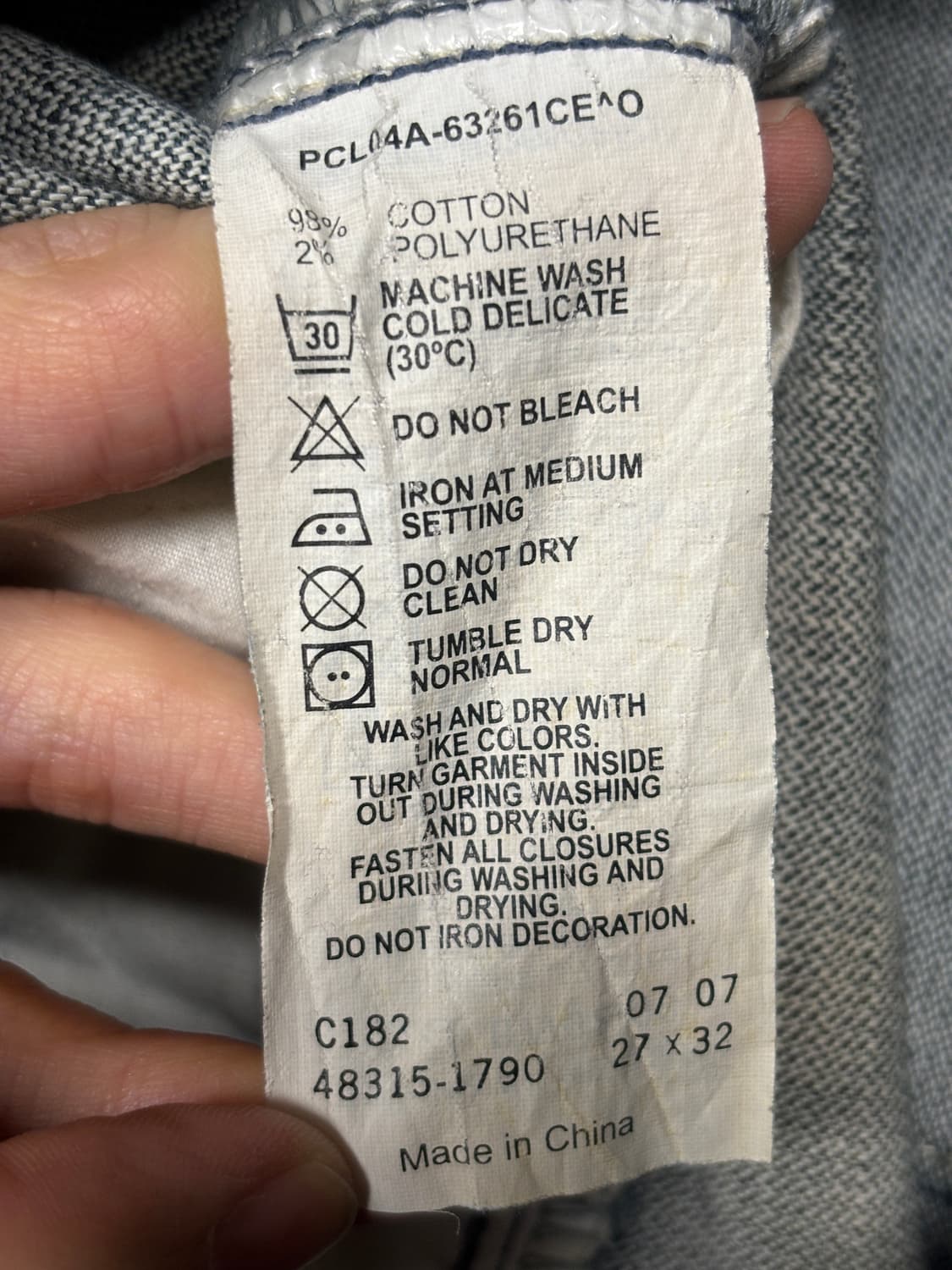 리바이스 하트 플레어진 상품이미지7