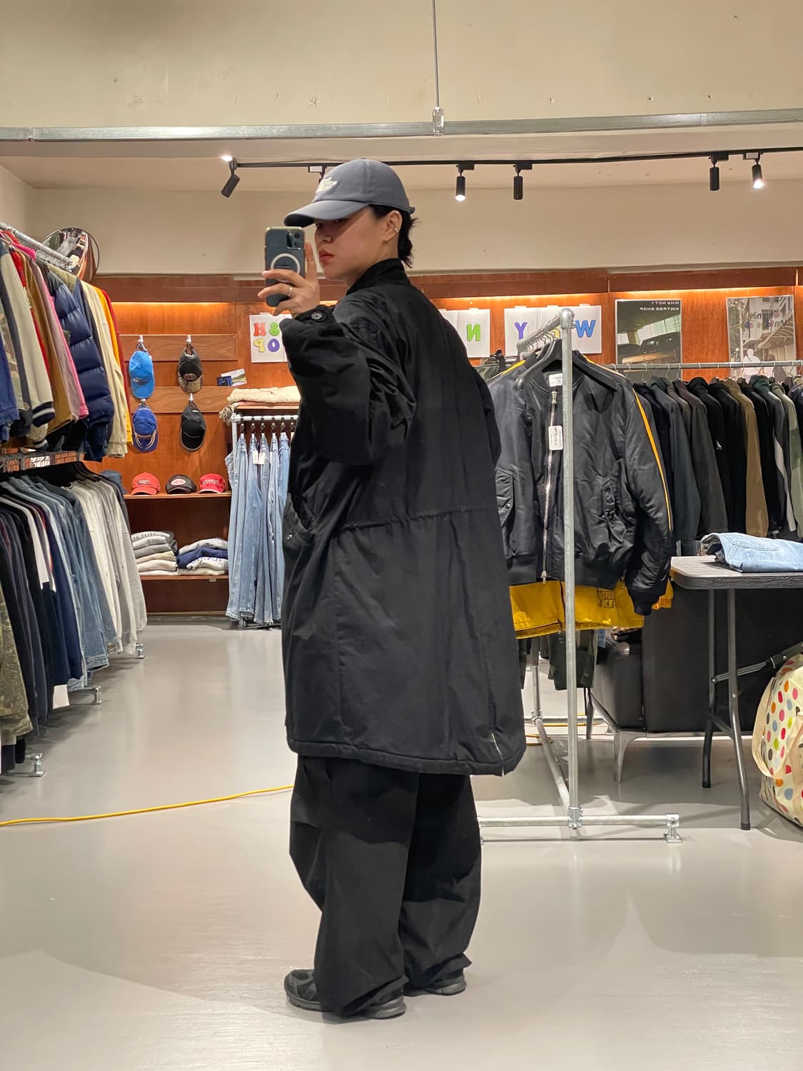 빈티지 야상 누빔 점퍼   상품이미지5