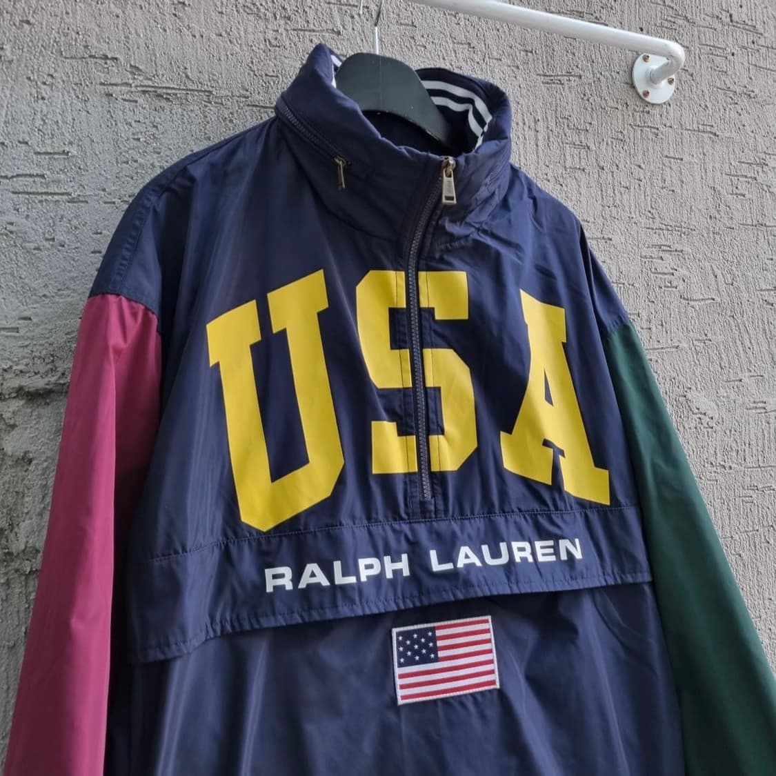 폴로 USA성조기 스펠아웃 바람막이 상품이미지4