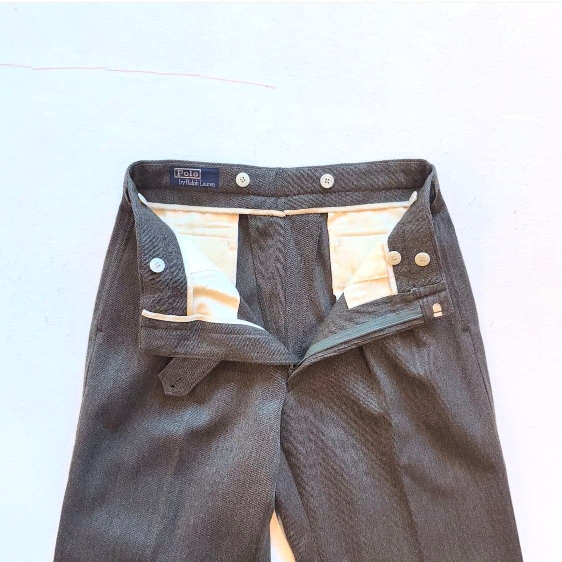 90's 폴로랄프로렌 클래식 핀턱 울 팬츠 상품이미지6