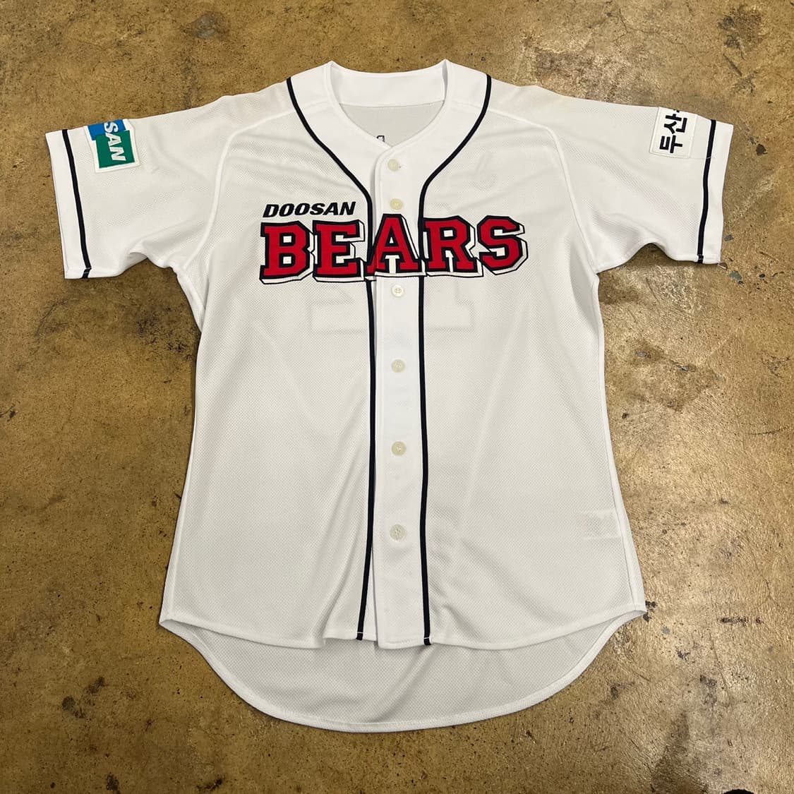 [95] 두산 베어스 화이트 야구 유니폼 b15 상품이미지2