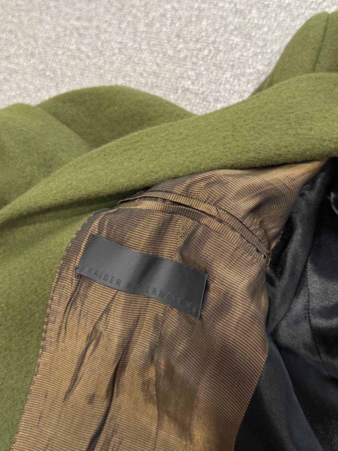 하이더아커만 15FW 울 그린 블레이저 M 상품이미지3