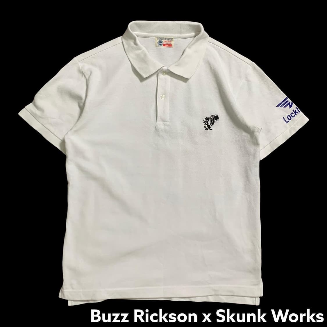 [S] 버즈릭슨 X 스컹크웍스 흰색 카라 반팔티셔츠 상품이미지1