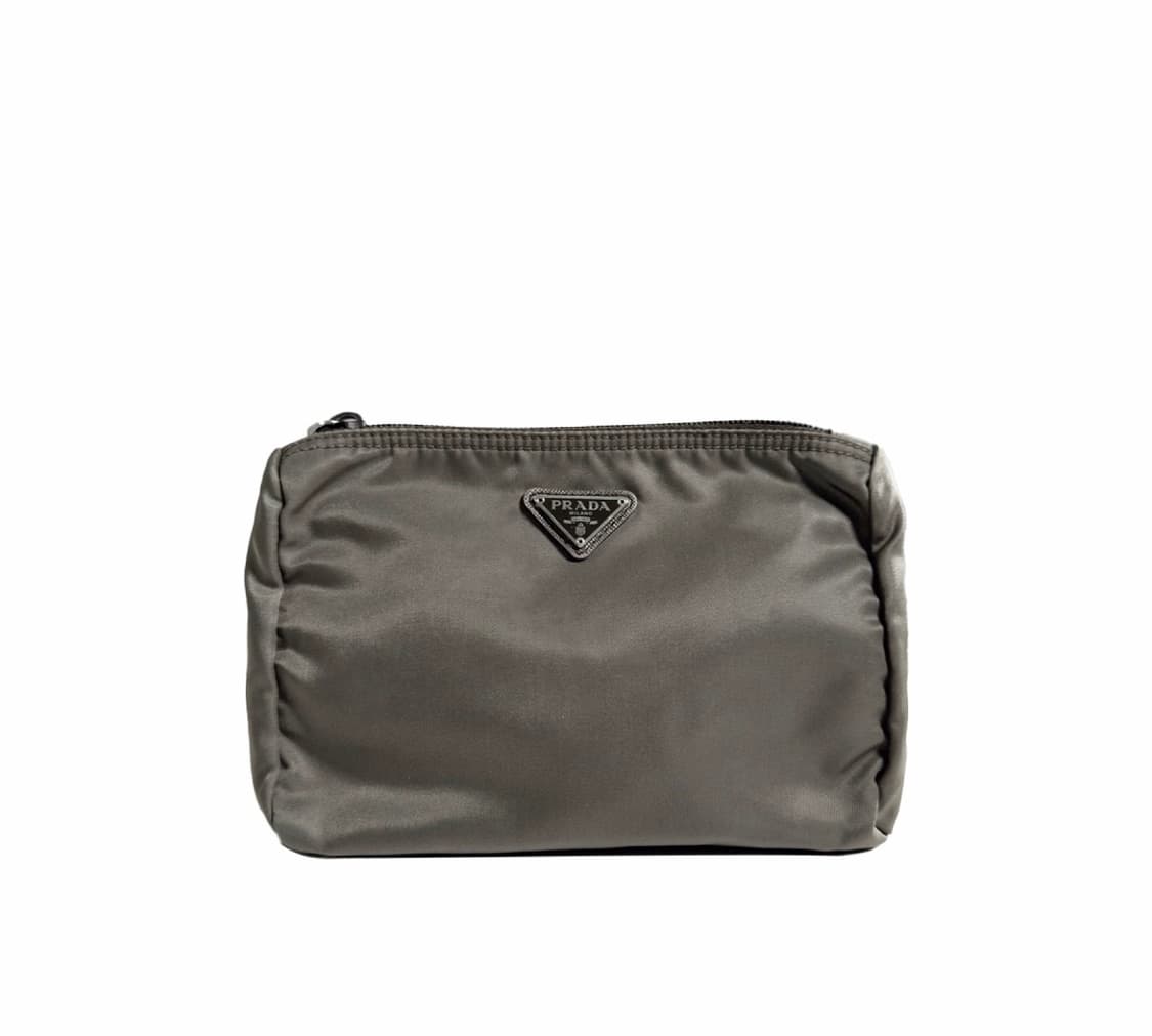 프라다 여성 삼각로고 나일론 코스메틱 파우치 케이스 카키 1N0011 상품이미지1
