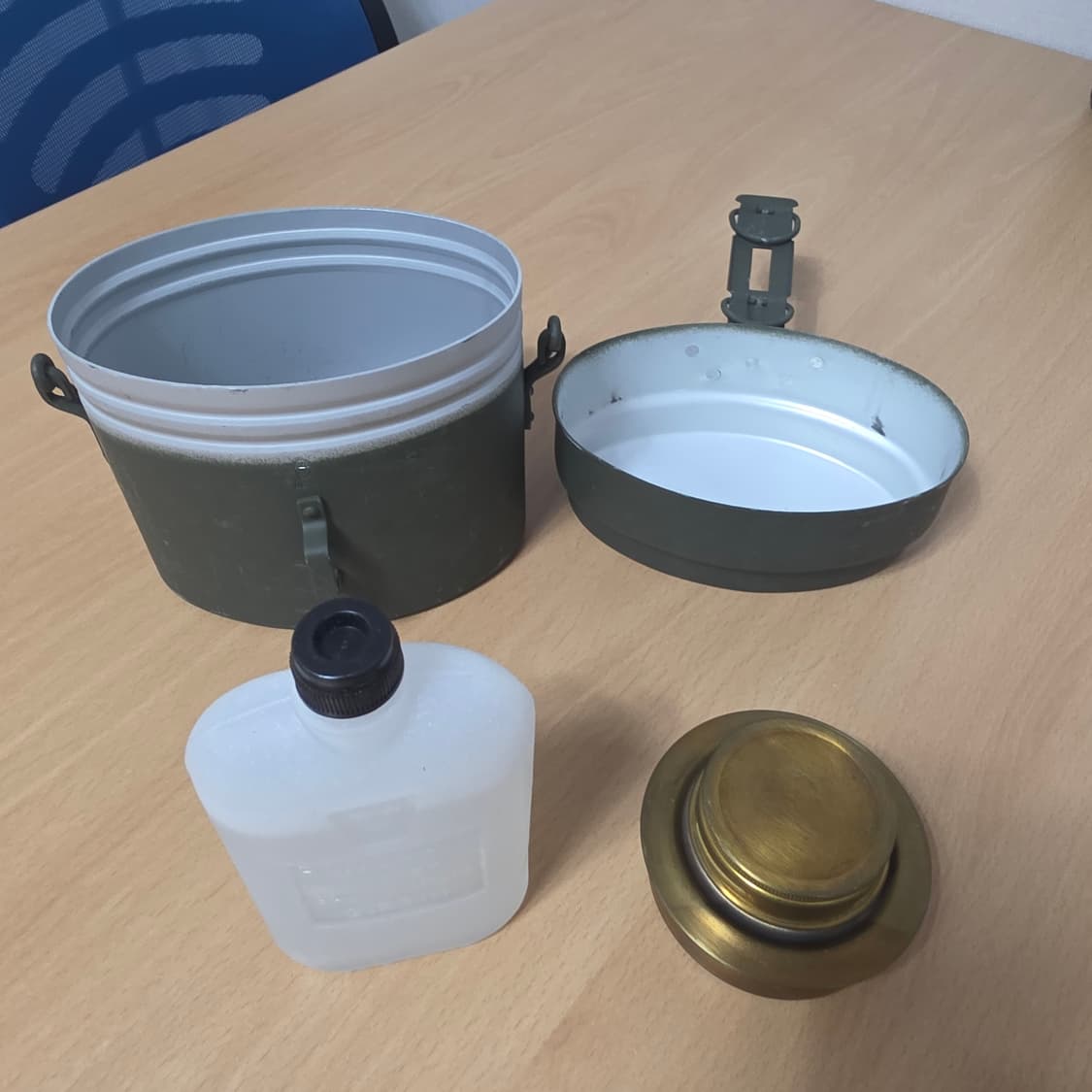 후지 일제 군용 반합 + 알코올 버너 풀세트 상품이미지5