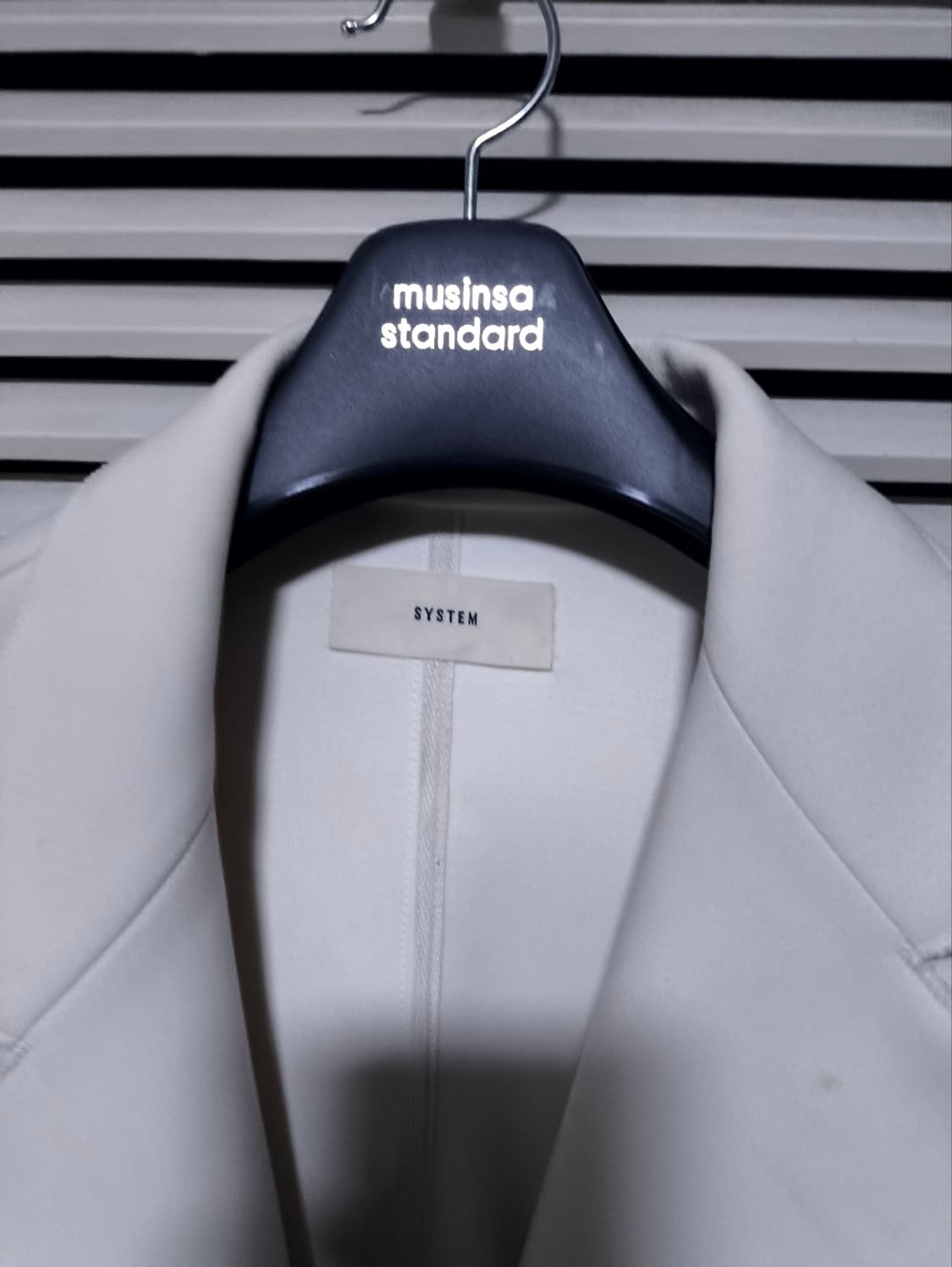 82 오버핏 한섬 시스템 혼방 오버핏 코트 상품이미지4