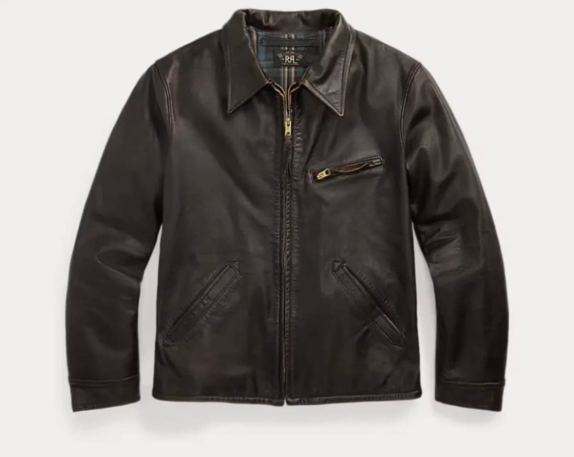 RRL 더블알엘 뉴스보이 가죽 자켓 XL 상품이미지2