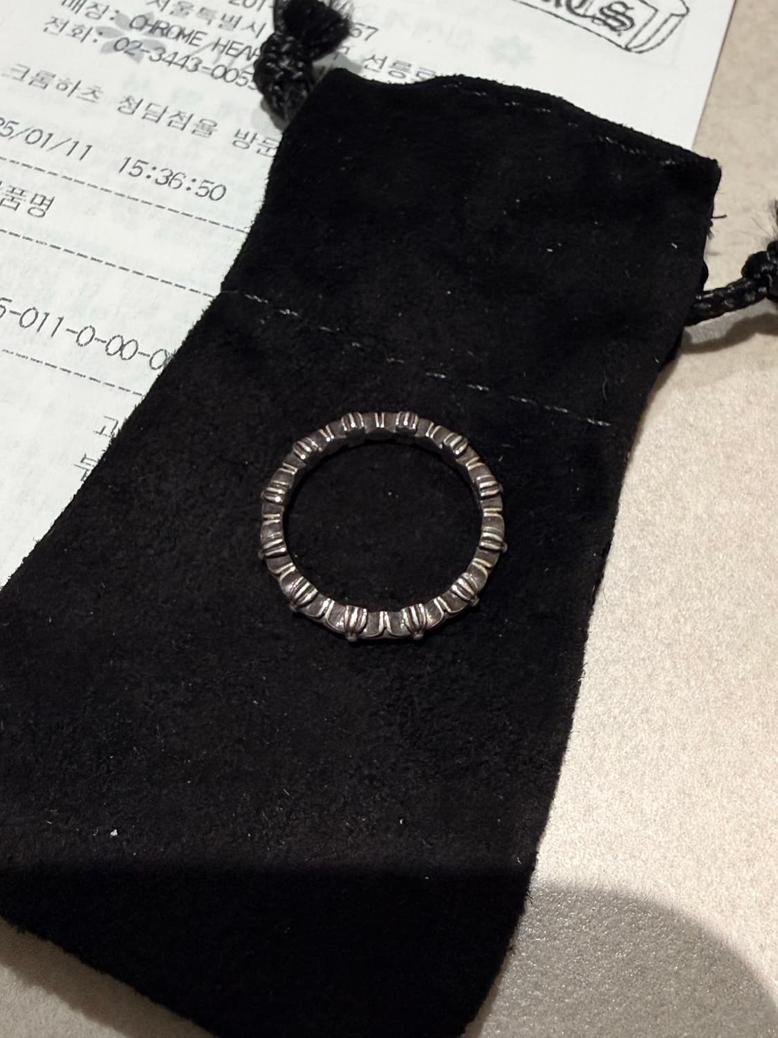 크롬하츠 타이니 e ch 플러스 밴드링 US6 상품이미지5