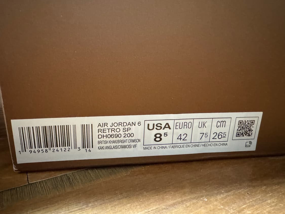 (265)나이키 조던6 스캇 상품이미지5