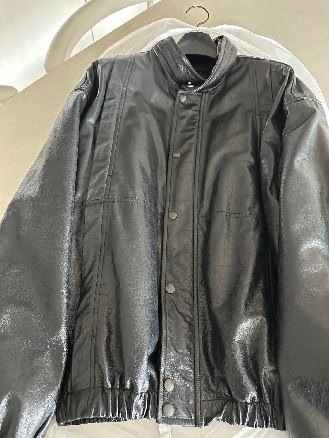 르메르 22FW 레더 블루종 L 상품이미지2