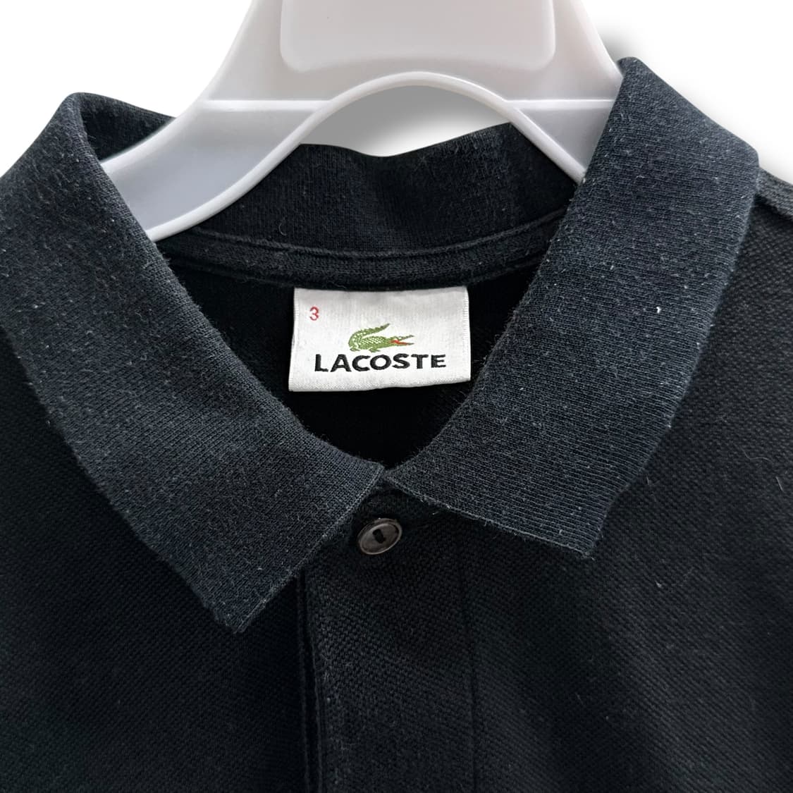 [3] 라코스테 블랙 반팔 카라티 상품이미지5