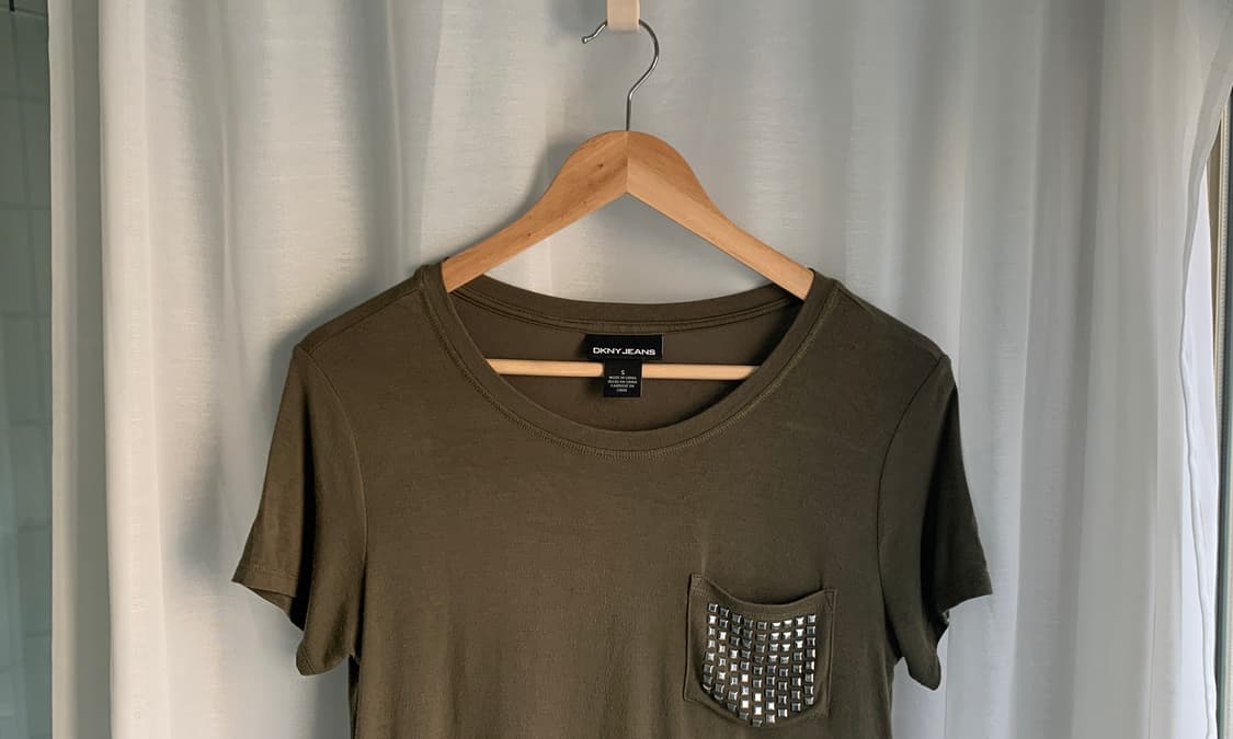 Dkny stud khaki T-shirts 상품이미지2