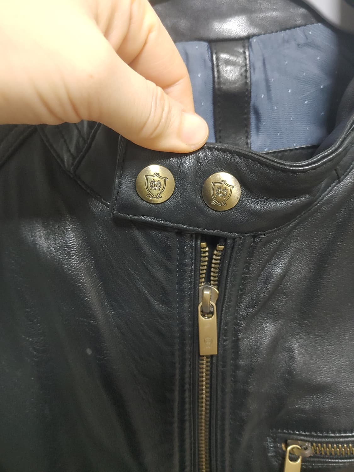 Massimo Dutti 마시모두띠 리얼 양가죽   블랙  차이나카라 자 상품이미지5