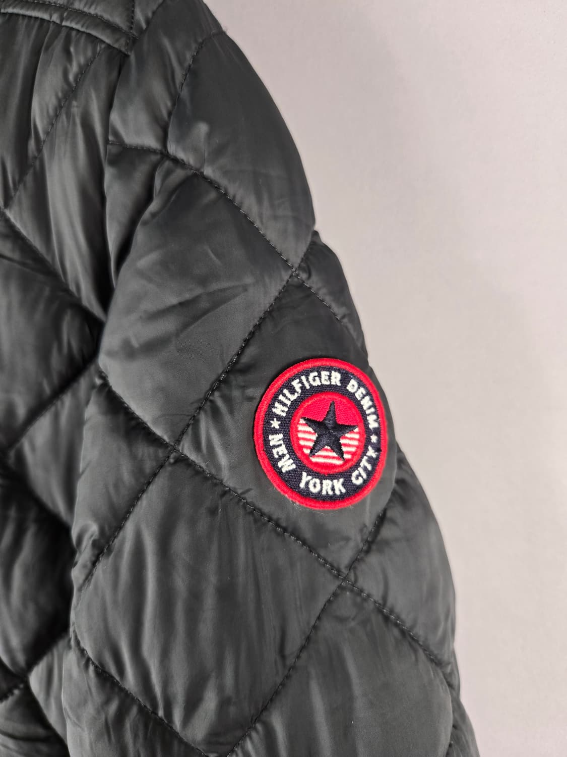 [무료배송]타미힐피거데님 S 여성 퀼팅 패딩 자켓 블랙 상품이미지2