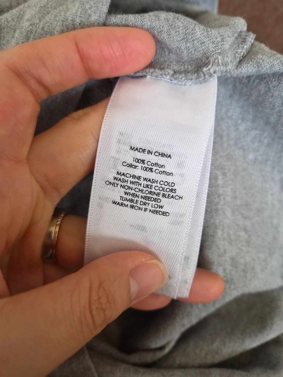 폴로랄프로렌 키즈 그레이 PK카라긴팔티셔츠 7T사이즈 상품이미지7