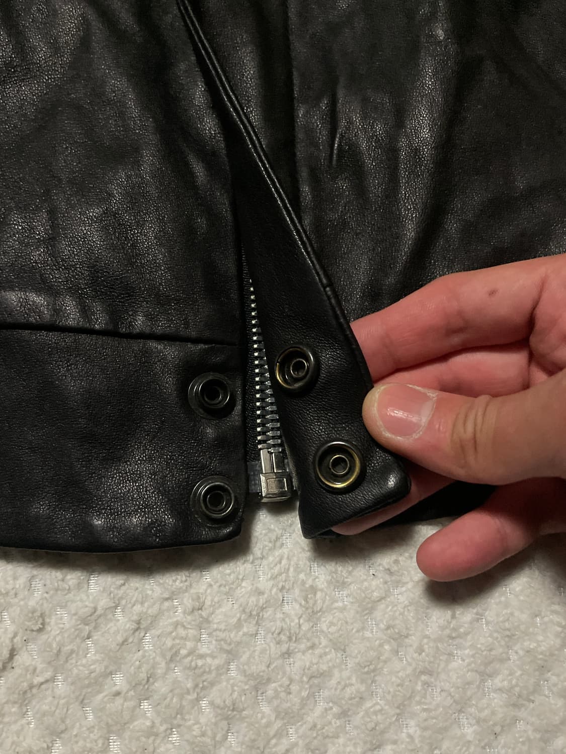 광희시장 아티잔 무드 램스킨 양가죽 레더 자켓 상품이미지6